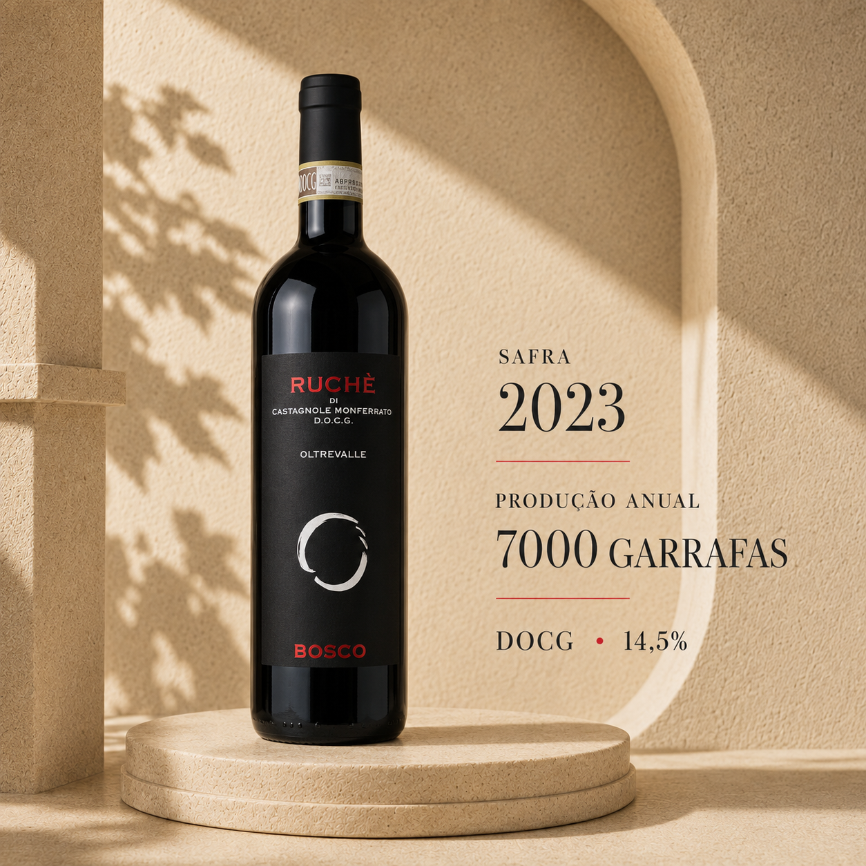 Ruchè di Castagnole Monferrato DOCG 2023 - Piemonte, Itália