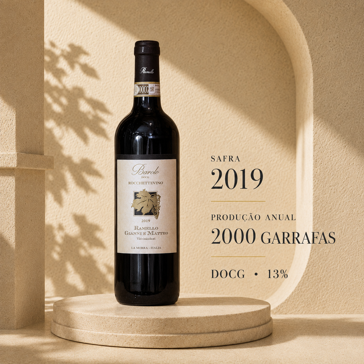 Barolo Rocchettevino DOCG 2019 – Piemonte, Itália