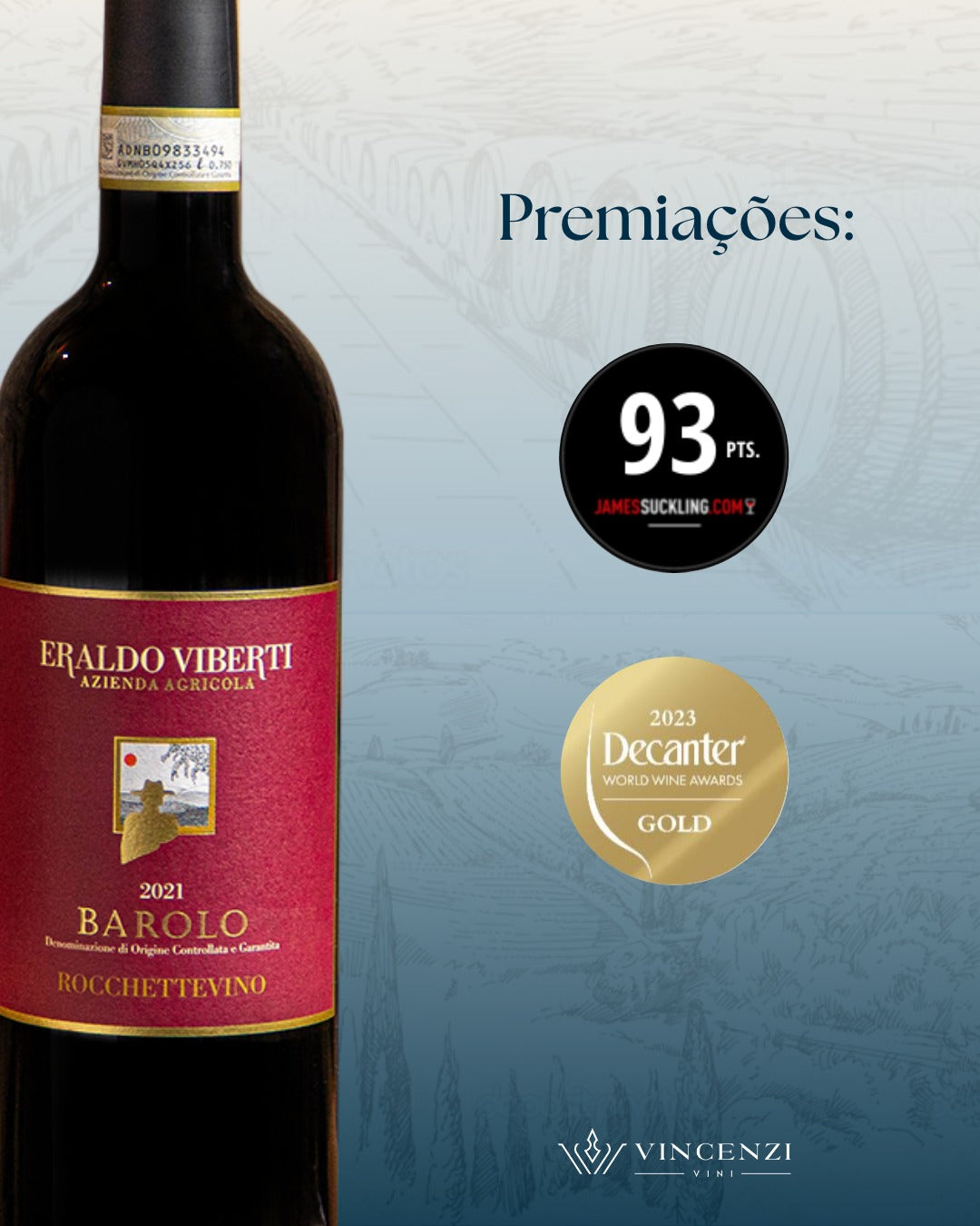 Barolo Rocchettevino DOCG 2021 – Piemonte, Itália